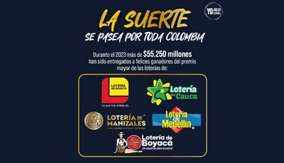 Las loter&iacute;as unidas por la salud de los colombianos